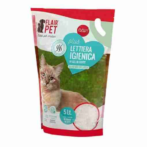 Lettiera Igienica Plus in Gel di Silice Inodore 5lt