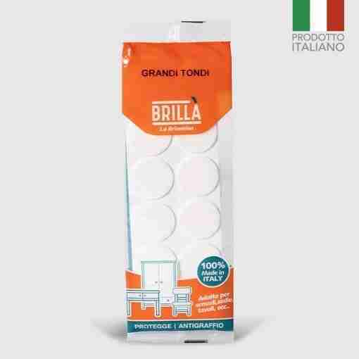 Feltrini Tondi Grandi Bianchi 12pz D40mm