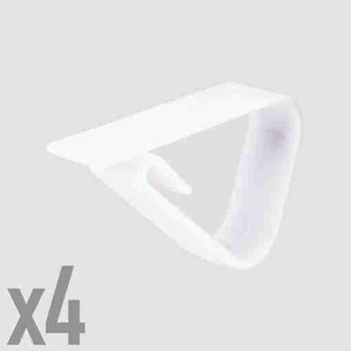 Fermatovaglia Bianchi 4pz - immagine 2