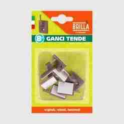 Alternative view of Ganci Adesivi Tendi Tenda Marroni 8pz