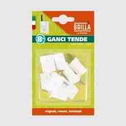 Alternative view of Ganci Adesivi Tendi Tenda Bianchi 8pz