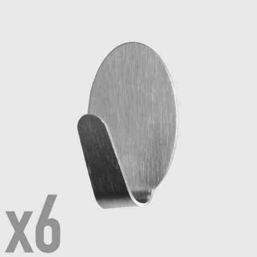 Ganci Adesivi Ovali Piccoli 6pz - immagine 2