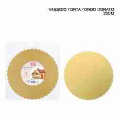DC Casa Base Sottotorta Tondo Dorato 20cm