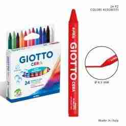 Giotto Pastelli Cera 24pz Bl.