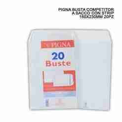Pigna Busta Competitor c/adesivo 16x23cm 80G 20pz