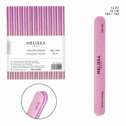 Melissa Lima Unghie Spugna 180/180G 18cm Rosa 1pz