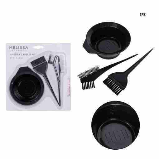 Melissa Tintura Capelli Kit 3pz Nero