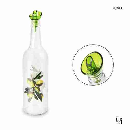DC Casa Bottiglia Vetro Olio C/Dosatore 0,70lt