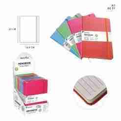 Pryma Memobook Copertina Rigida c/elastico A5 80FF 70G