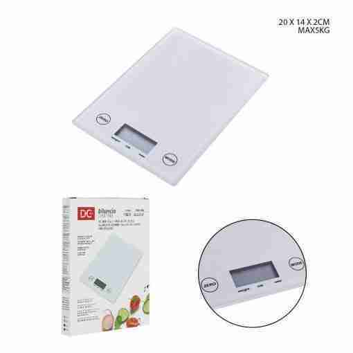 DC Casa Bilancia Cucina Digitale 5kg 20x14x2cm