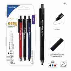 Pryma Penna Olio Triangolare Easy 0,7mm 3pz Blister