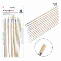 Pryma Pennello Pittura Avorio Piatto 12pz 1-12 Blister