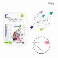 Pryma Spilla Balia Colorati 55x10mm 8pz Blister