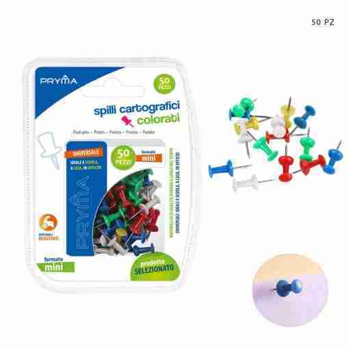 Pryma Spilli Cartografici Piccoli 50pz Blister