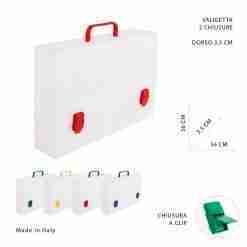 Pryma Valigetta C/Manico 56x36x3,5cm 2 Chiusure