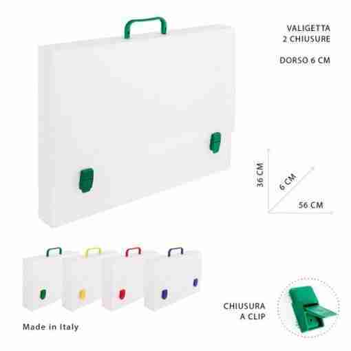 Pryma Valigetta C/Manico 56x36x6cm 2 Chiusure