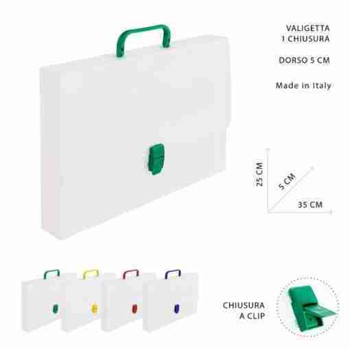 Pryma Valigetta C/Manico 25x35x5cm 1 Chiusura