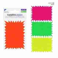 Pryma Cartellino Prezzo Rettangolare 10x7cm 10pz Blister