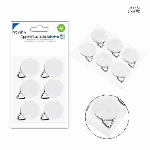 Pryma Appendicartello Adesivo D3cm 6pz 2FF Blister