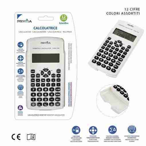 Pryma Calcolatrice 12Cifre 153x78x18mm Blister
