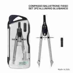 Pryma Compasso Balaustrone Alluminio Fisso 2pz Blister