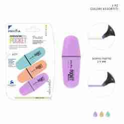 Pryma Evidenz.Mini Pocket P/Scalp.2/5mm 3pz Pastel