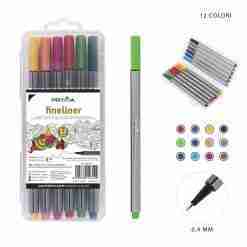 Pryma Fineliner Triangolare 0,4mm 12pz