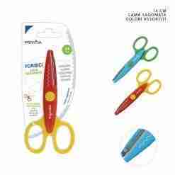 Pryma Forbici Zig Zag 14cm P/Tonda Proteggilama Blister