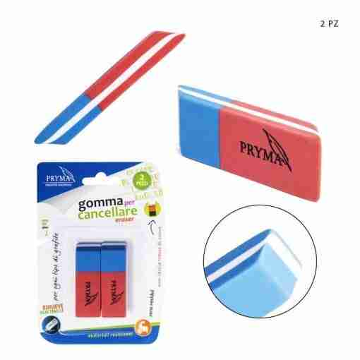 Pryma Gomma Doppio Uso 2pz Blister