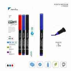 Pryma Marcatore Permanente Punta M 1,00mm 3pz Blister