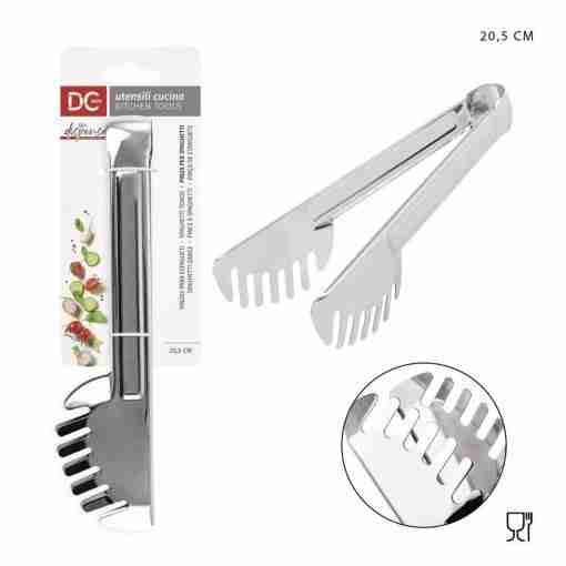Dc Casa Pinza Spaghetti Acciaio 20.5x4.7cm