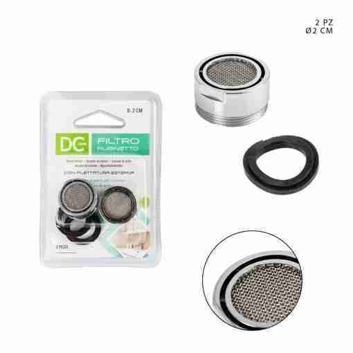 Dc Casa Filtro Rubinetto Maschio D2.2cm 2pz