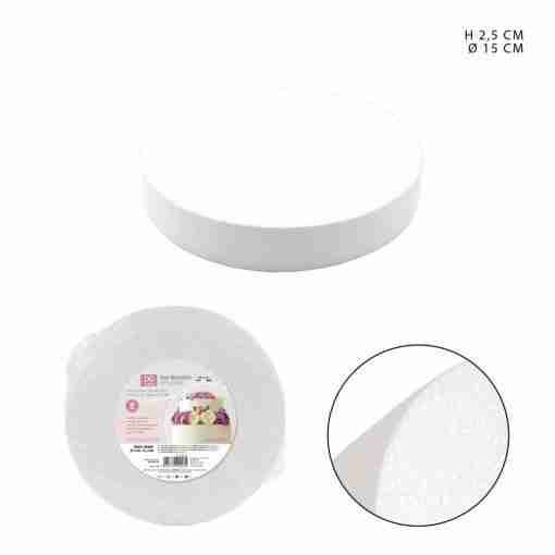 Dc Casa Base Tonda Polistirolo H2.5cm D15cm
