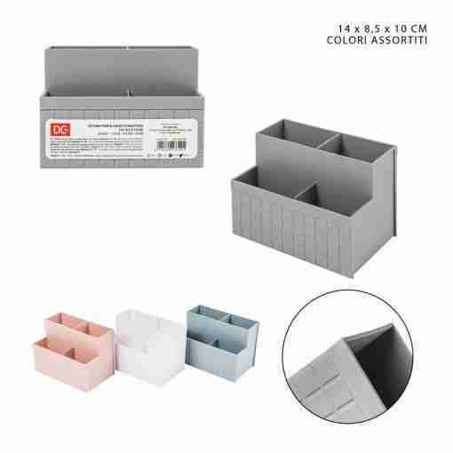 Dc Casa Cestino M/Uso Plastica 14x8.5x10cm 4posti