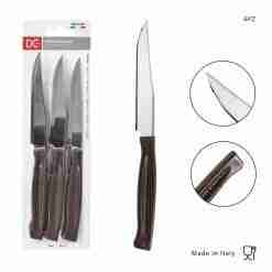 Dc Casa Coltello Tavola P/Bistecca 6pz Marrone