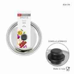 Dc Casa Coperchio Acciaio Inox Universale 28cm