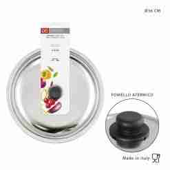 Dc Casa Coperchio Acciaio Inox Universale 36cm