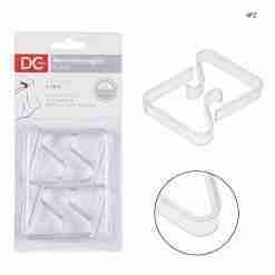 Dc Casa Fermatovaglia Plast. 11.3x14cm 4pz