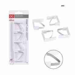 Dc Casa Fermatovaglia Plast./Metallo 4.5x4.5cm 4pz
