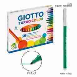 Giotto Pennarelli Turbo Color 36pz Bl.