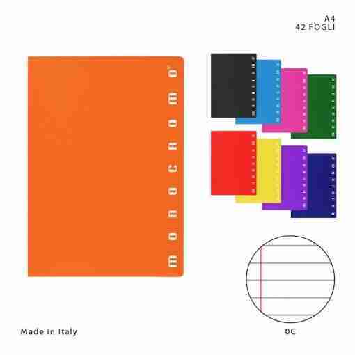Pigna Monocromo Quaderno Maxi A4 42ff 80g 0c