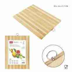 Dc Casa Tagliere Bamboo C/Appendino 36x26x1.7cm