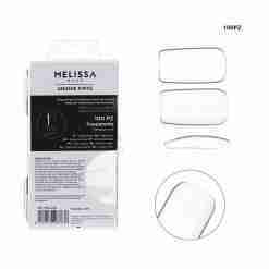 Melissa Unghie Finte Trasparente Quadrate 100pz