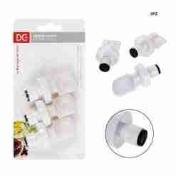 Dc Casa Tappo Bottiglia Bianco 7cm 3pz