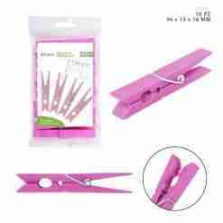 Dimorae Mollette Bucato Plast.96x13x16mm 10pz Rosa