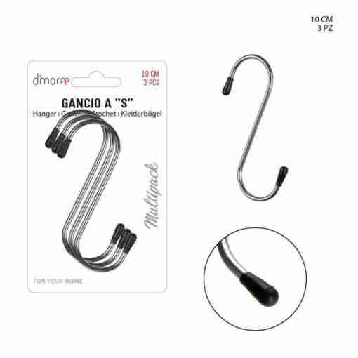 Dimorae Gancio "S" 10cm 3pz