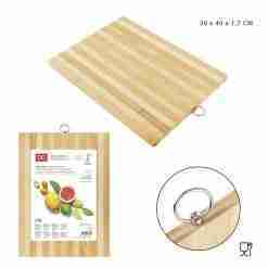 Dc Casa Tagliere Bamboo C/Appendino 30x40x1.7cm