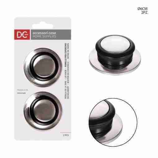 Dc Casa Pomello Coperchio A Vite D6cm 2pz