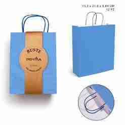 Pryma Busta con Manico Ritorto 13,3x21,6x8,89cm