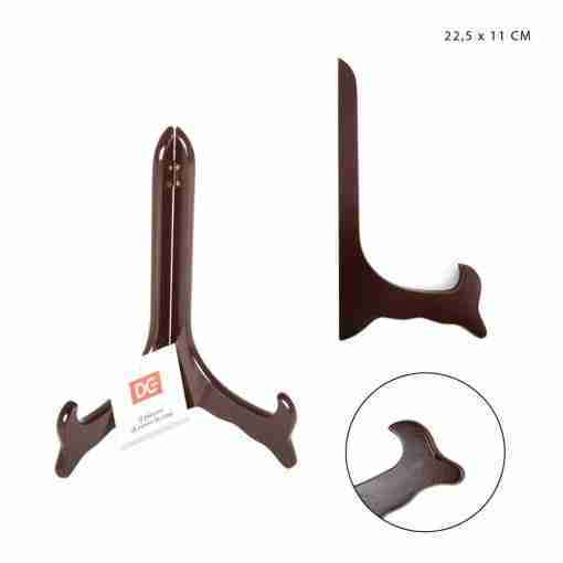 Dc Casa Supporto Piatti Legno 22.5x11cm